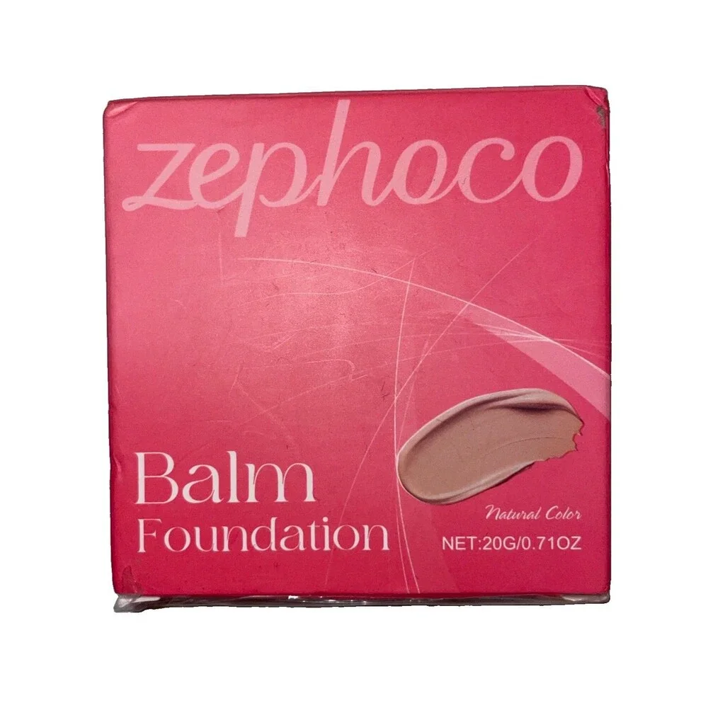 Zephoco Balm Foundation Cream Long Lasting Moisturizing Skin 🌷Natural Color